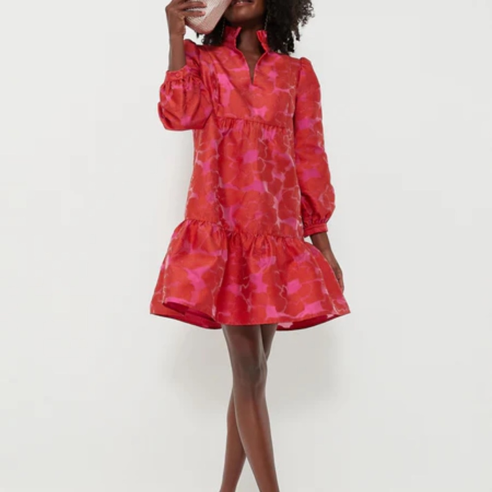 Tuckernuck Red and Pink Women's Dress - Picture 5 of 5